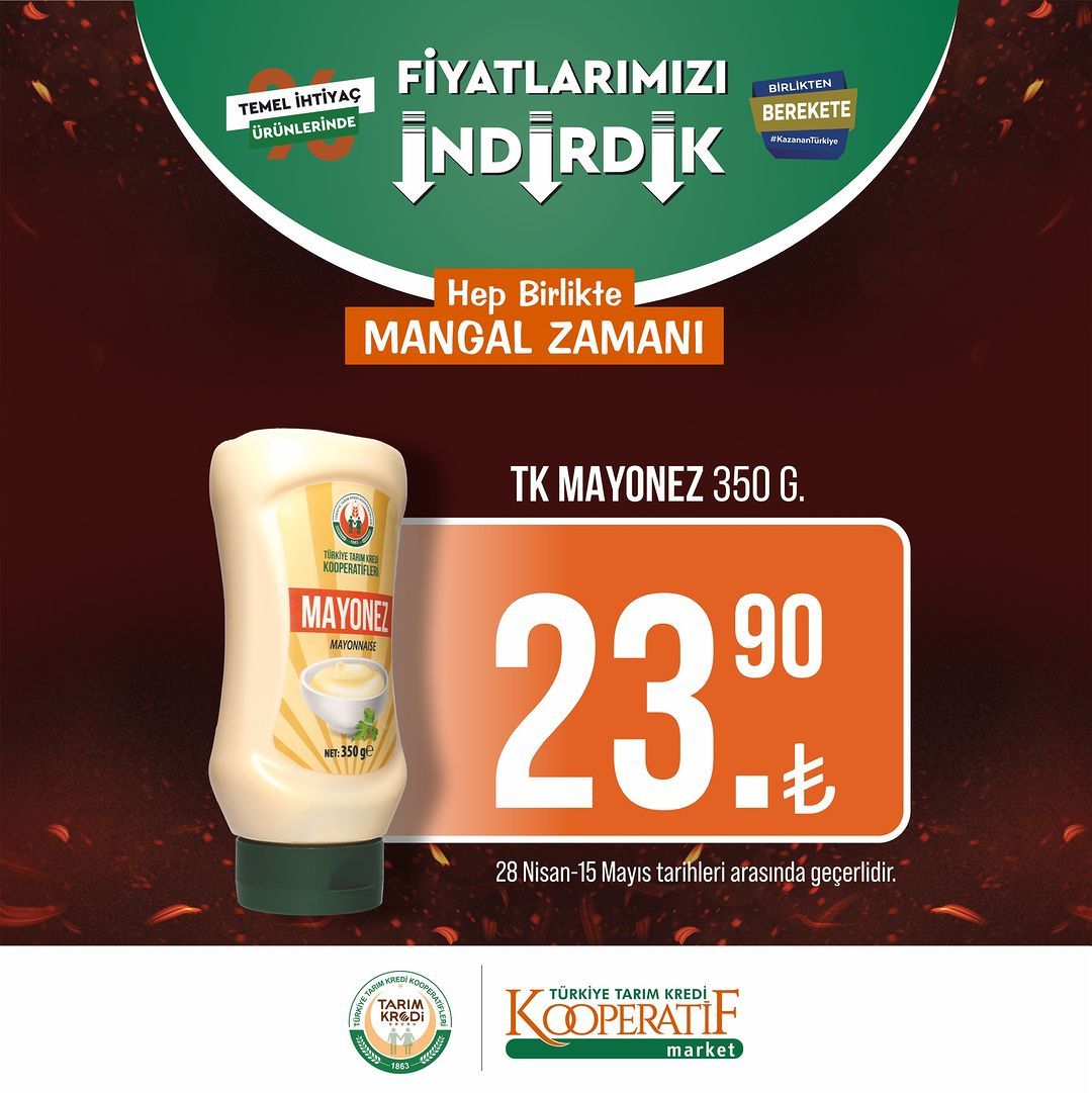 Tarım Kredi Kooperatif Market'te yeni indirimler! 10