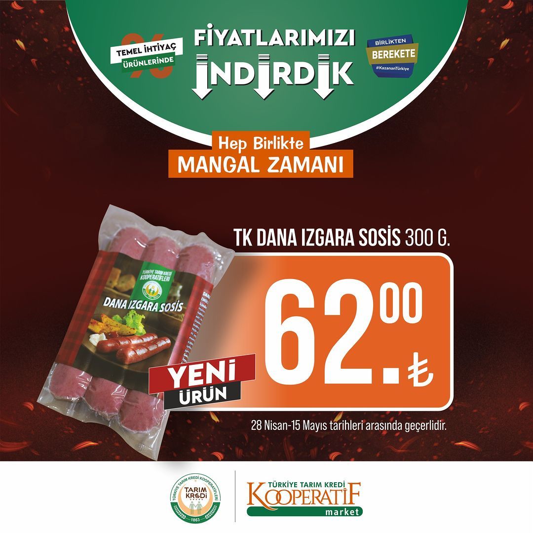 Tarım Kredi Kooperatif Market'te yeni indirimler! 17