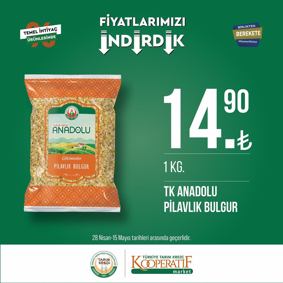 Tarım Kredi Kooperatif Market'te yeni indirimler! 38