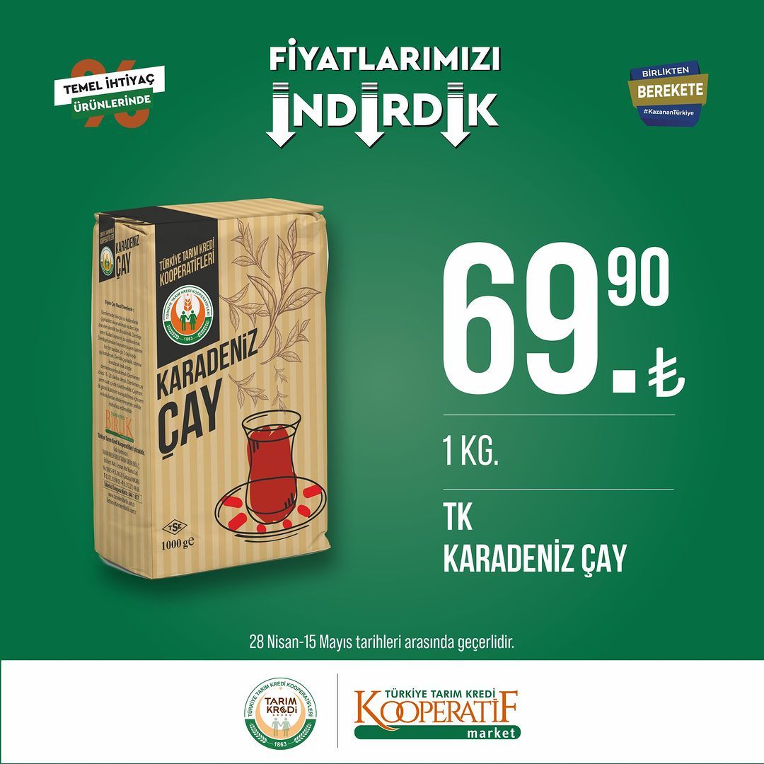 Tarım Kredi Kooperatif Market'te yeni indirimler! 9