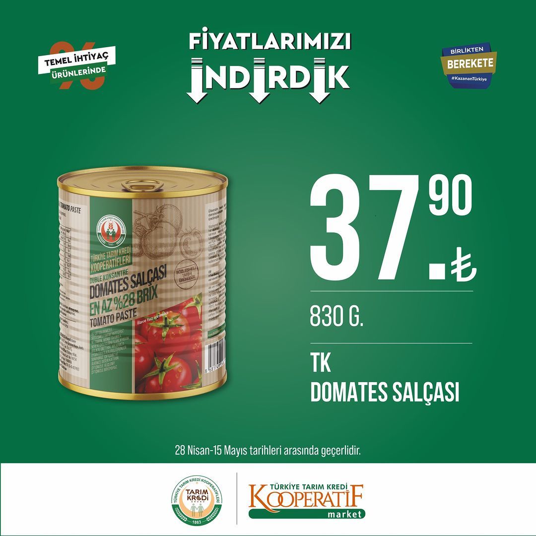 Tarım Kredi Kooperatif Market'te yeni indirimler! 41