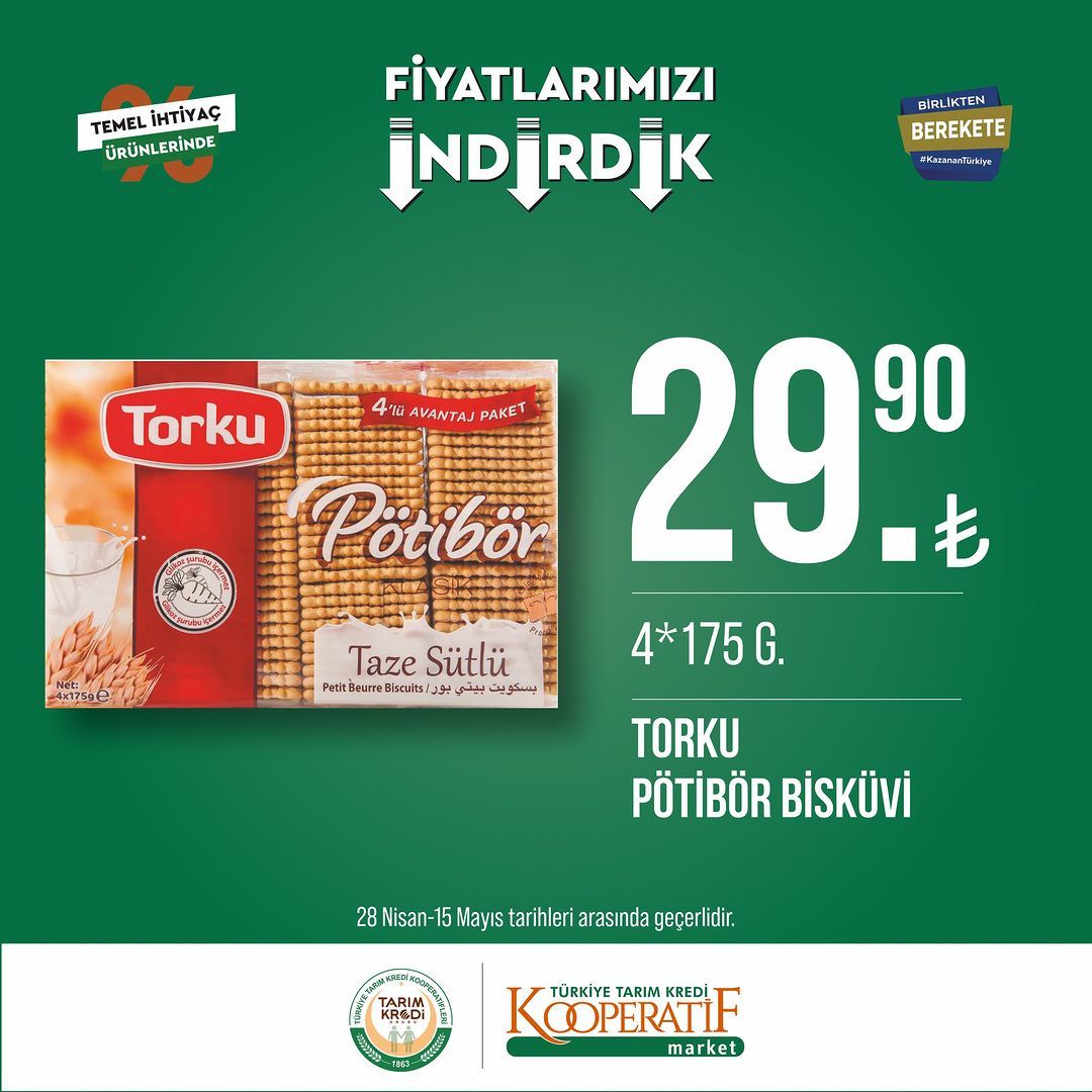 Tarım Kredi Kooperatif Market'te yeni indirimler! 7