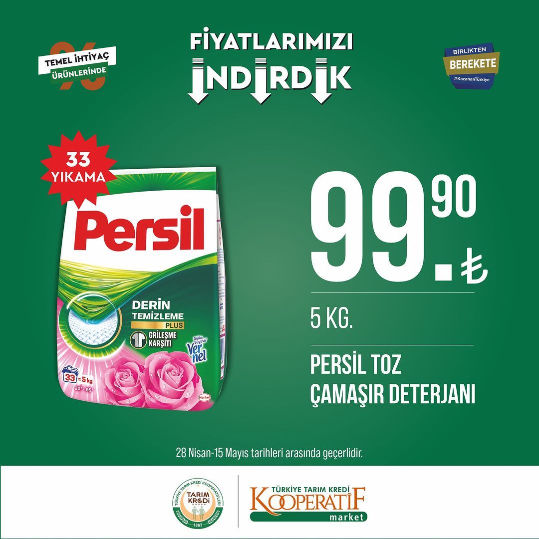 Tarım Kredi Kooperatif Market'te yeni indirimler! 50