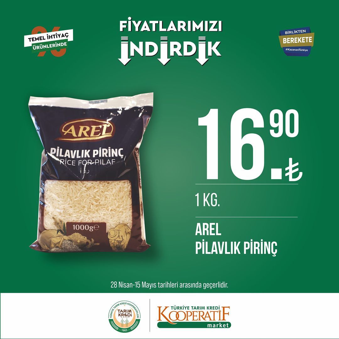 Tarım Kredi Kooperatif Market'te yeni indirimler! 39