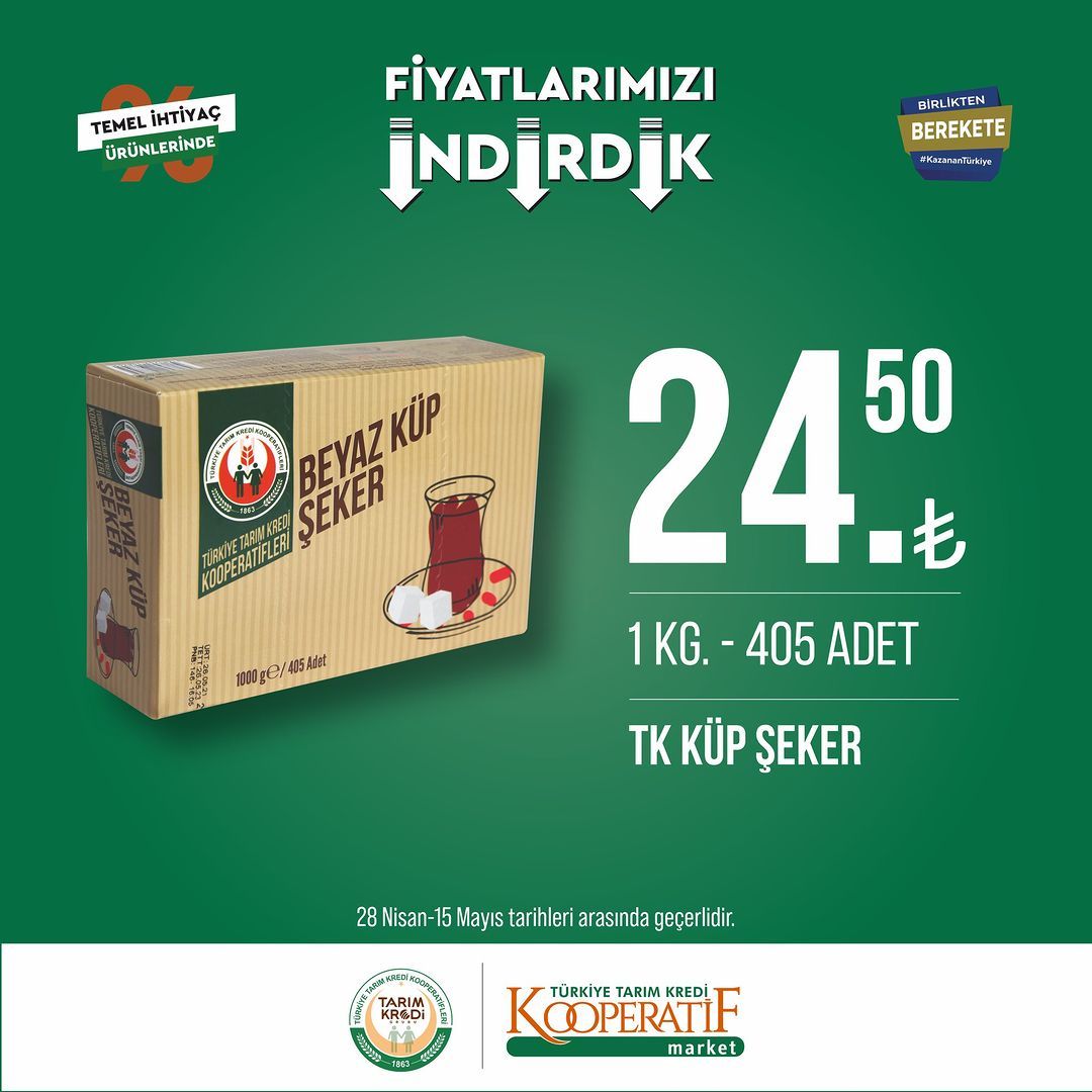 Tarım Kredi Kooperatif Market'te yeni indirimler! 42