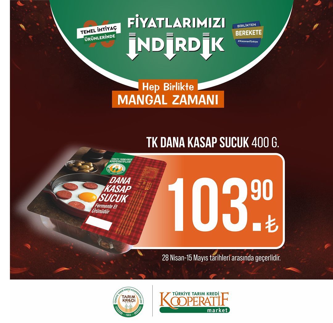 Tarım Kredi Kooperatif Market'te yeni indirimler! 18