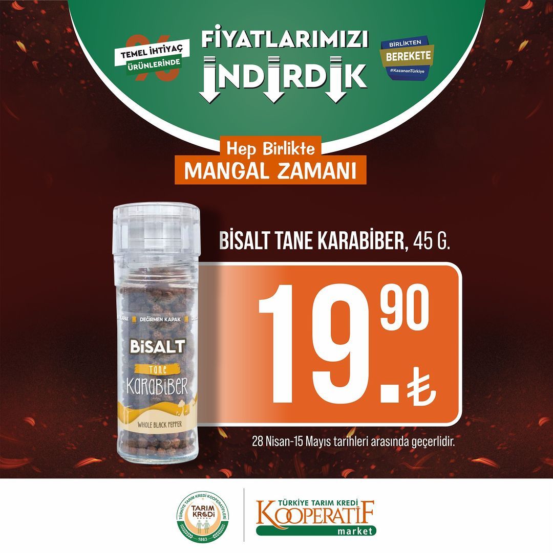 Tarım Kredi Kooperatif Market'te yeni indirimler! 13