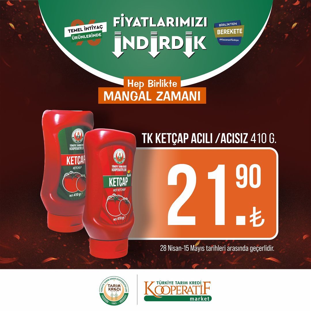 Tarım Kredi Kooperatif Market'te yeni indirimler! 11