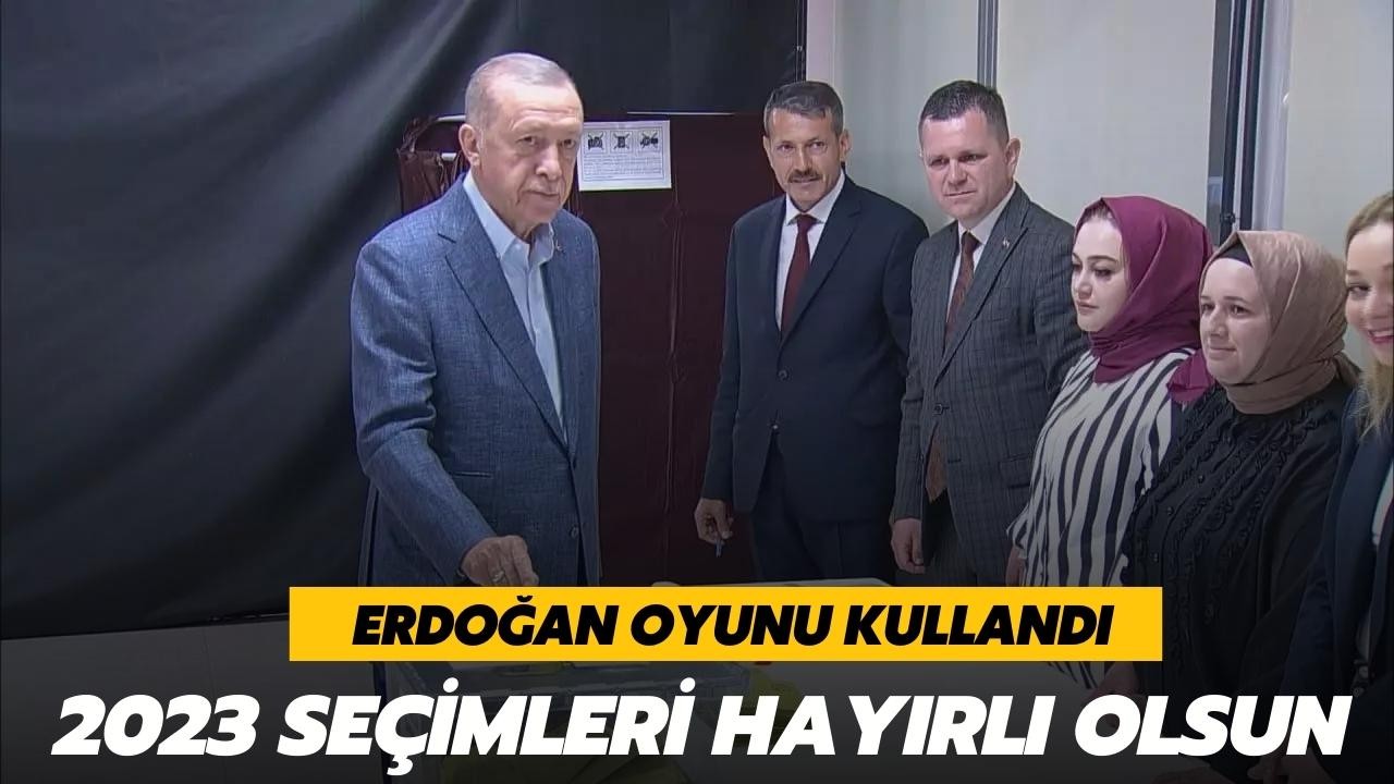 Cumhurbaşkanı Erdoğan oyunu kullandı!