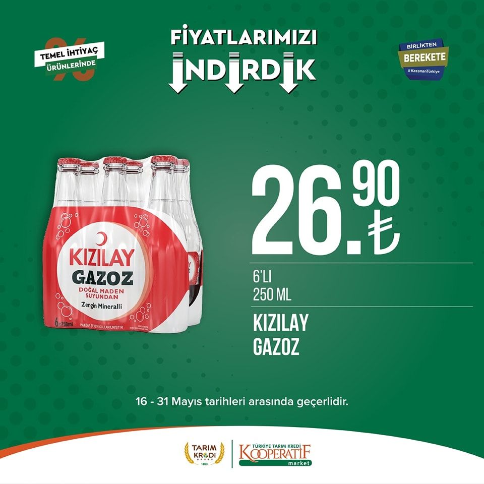 Tarım Kredi Kooperatifi Market'ten yeni indirim! 1