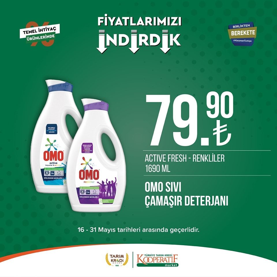 Tarım Kredi Kooperatifi Market'ten yeni indirim! 18