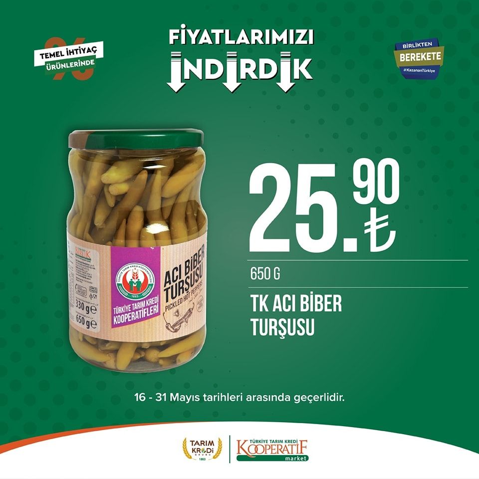 Tarım Kredi Kooperatifi Market'ten yeni indirim! 19