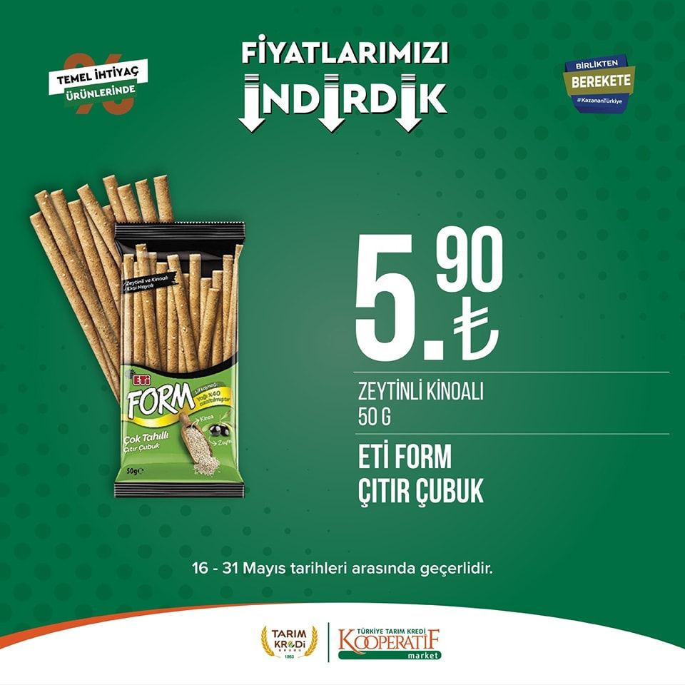 Tarım Kredi Kooperatifi Market'ten yeni indirim! 45