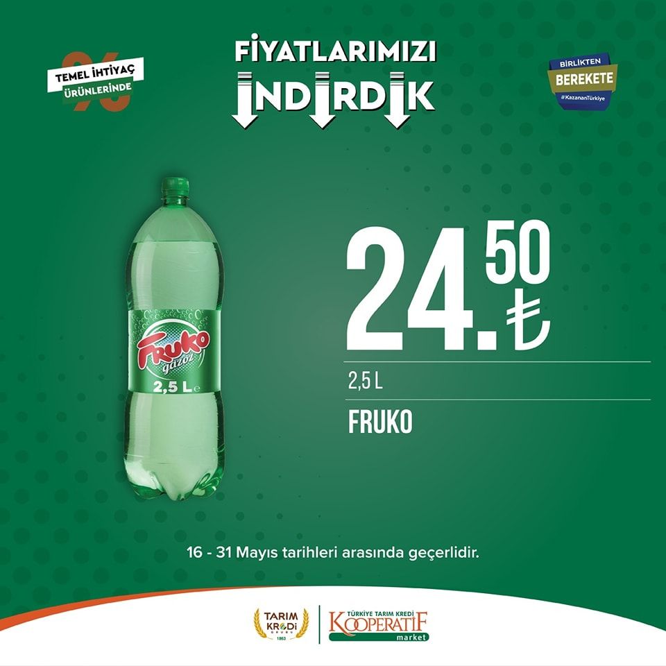 Tarım Kredi Kooperatifi Market'ten yeni indirim! 51