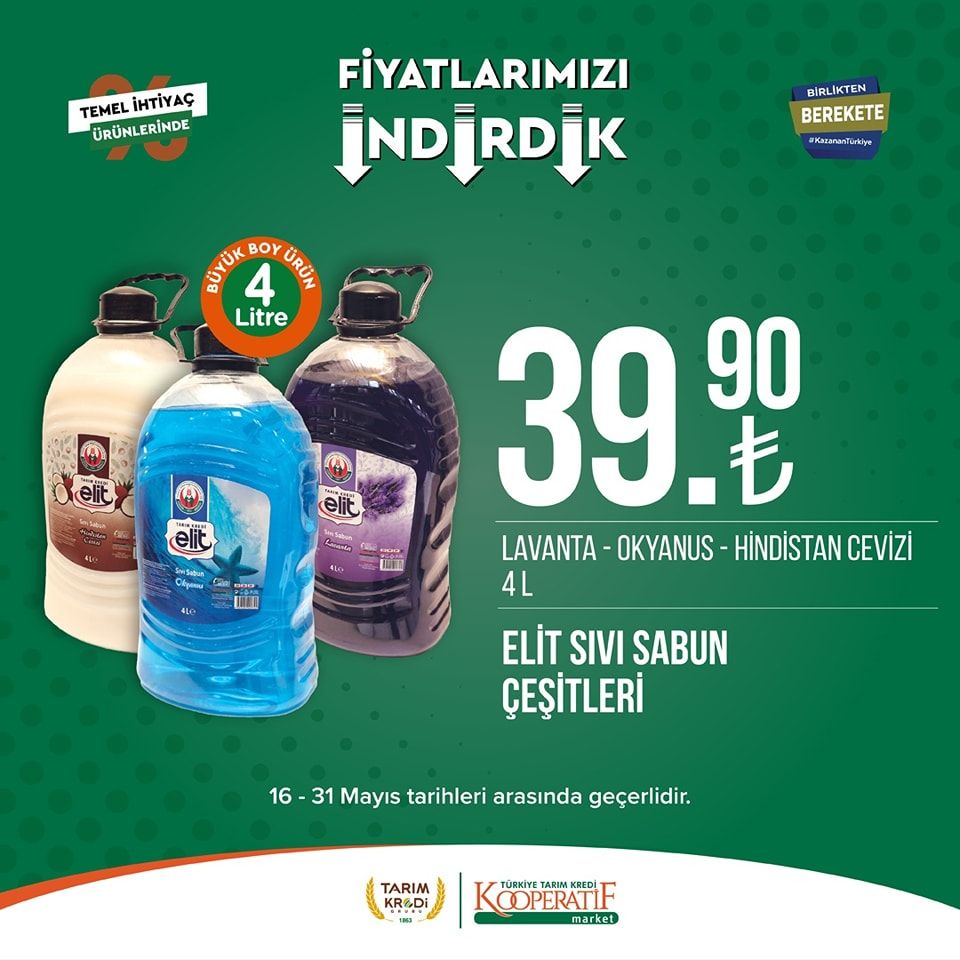 Tarım Kredi Kooperatifi Market'ten yeni indirim! 52