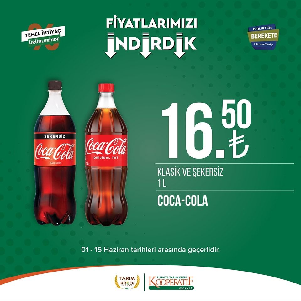 Tarım Kredi Kooperatifi Market'ten birçok üründe yeni indirim! 32