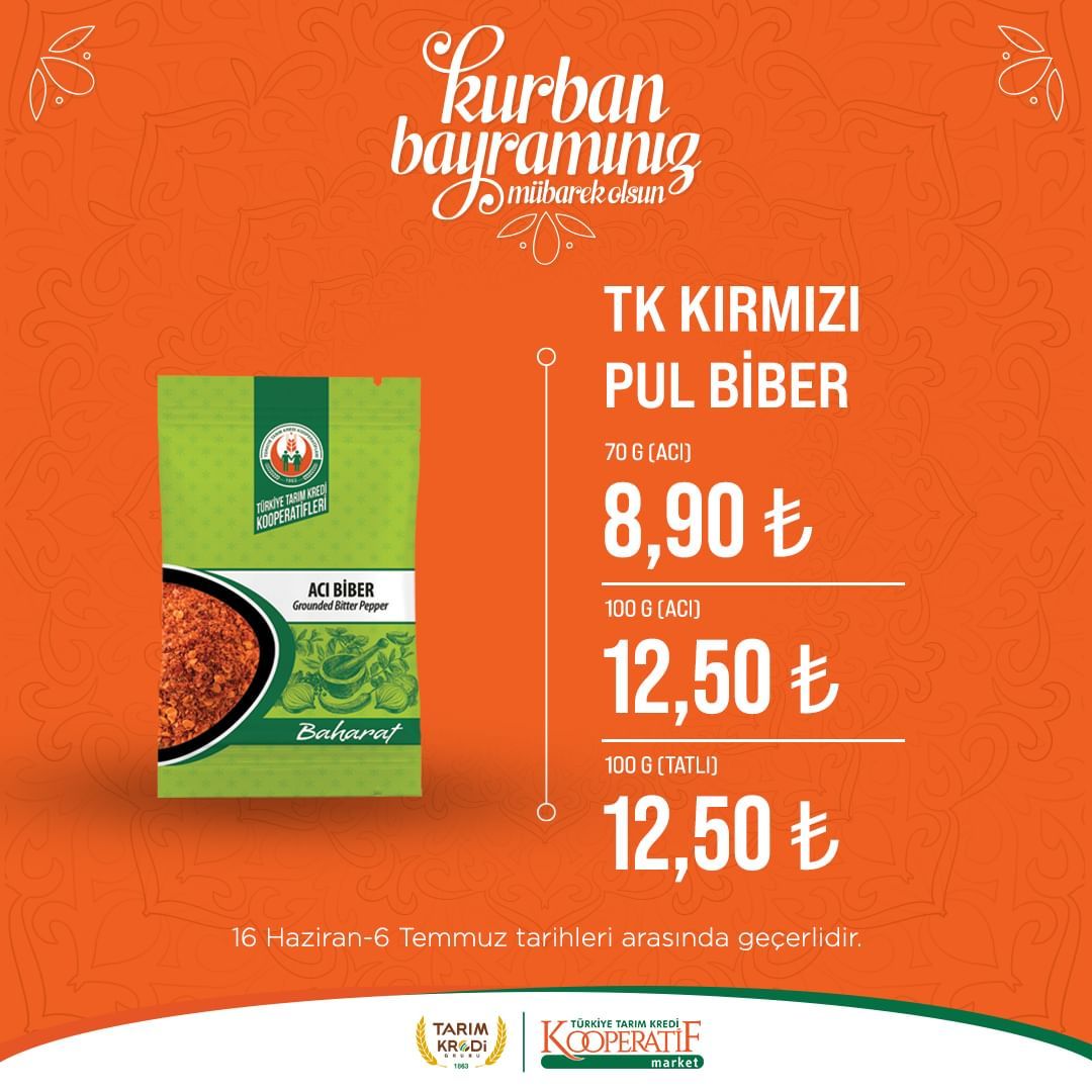 Tarım Kredi Market'ten bayram indirimi! 82