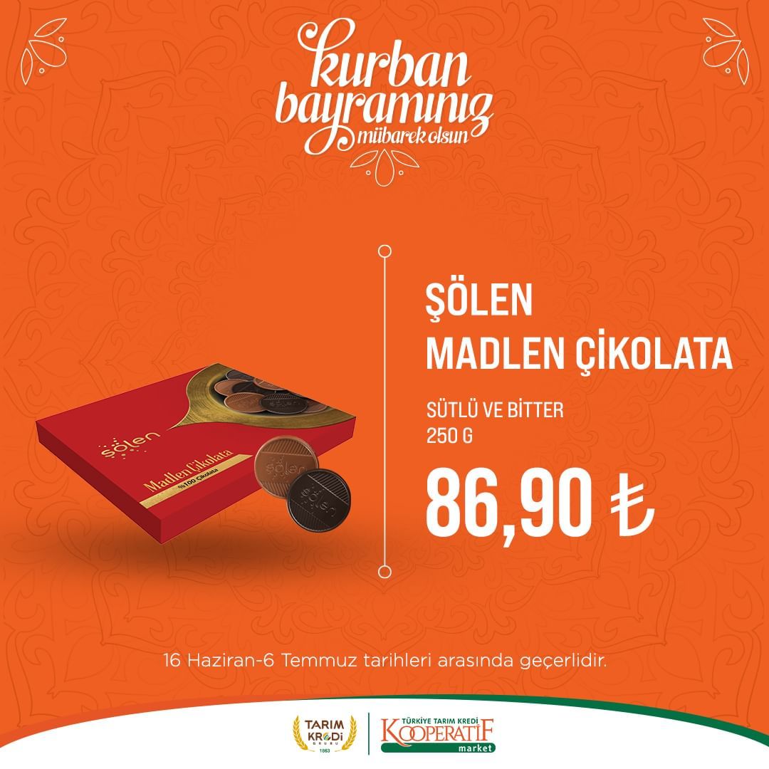 Tarım Kredi Market'ten bayram indirimi! 69