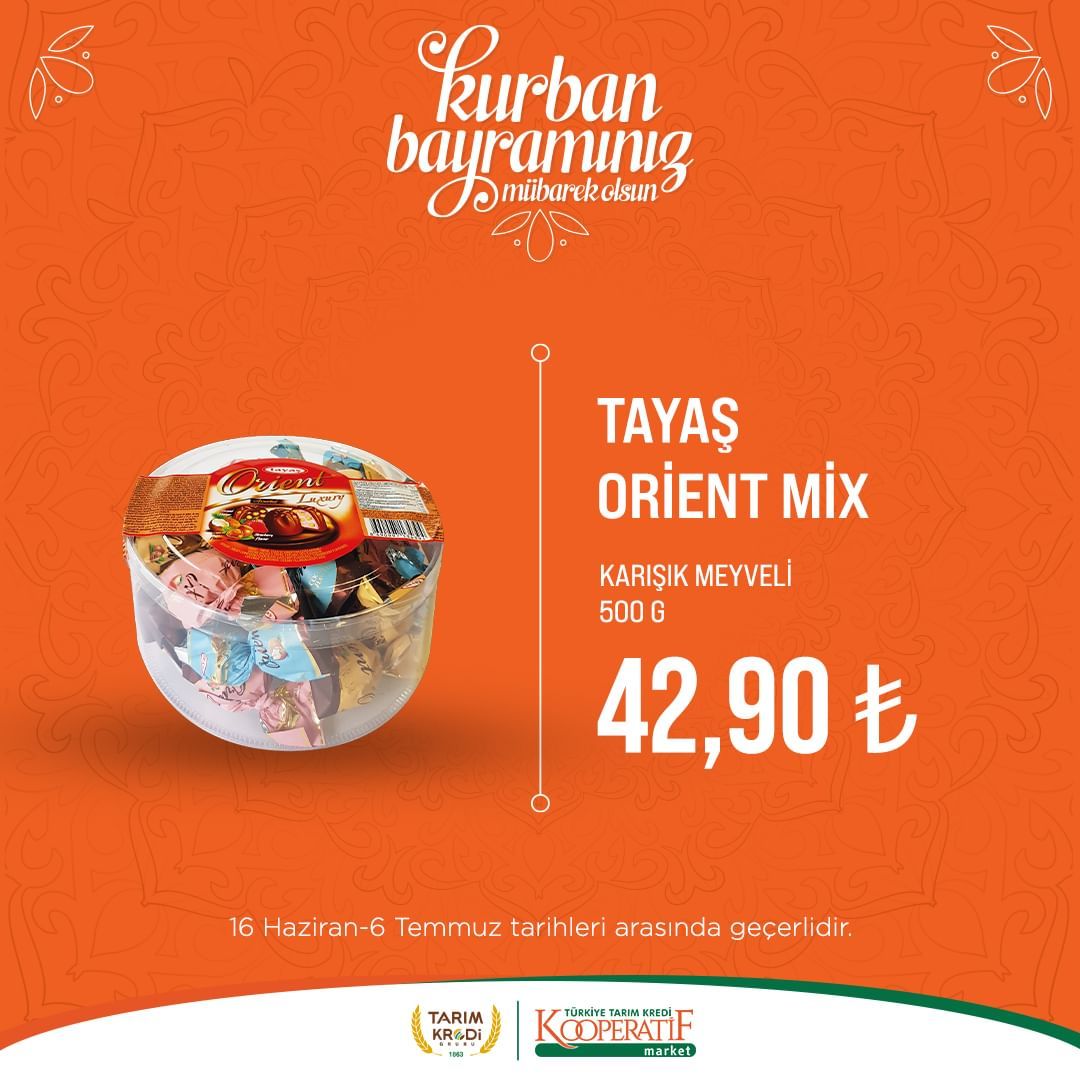 Tarım Kredi Market'ten bayram indirimi! 45