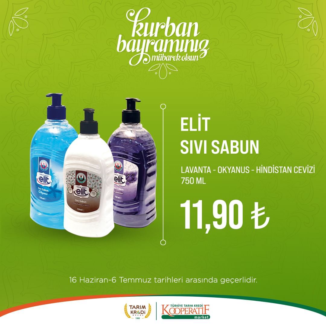 Tarım Kredi Market'ten bayram indirimi! 18