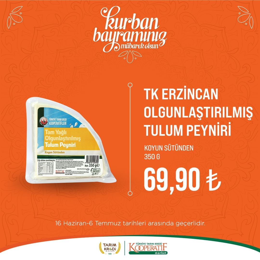 Tarım Kredi Market'ten bayram indirimi! 78