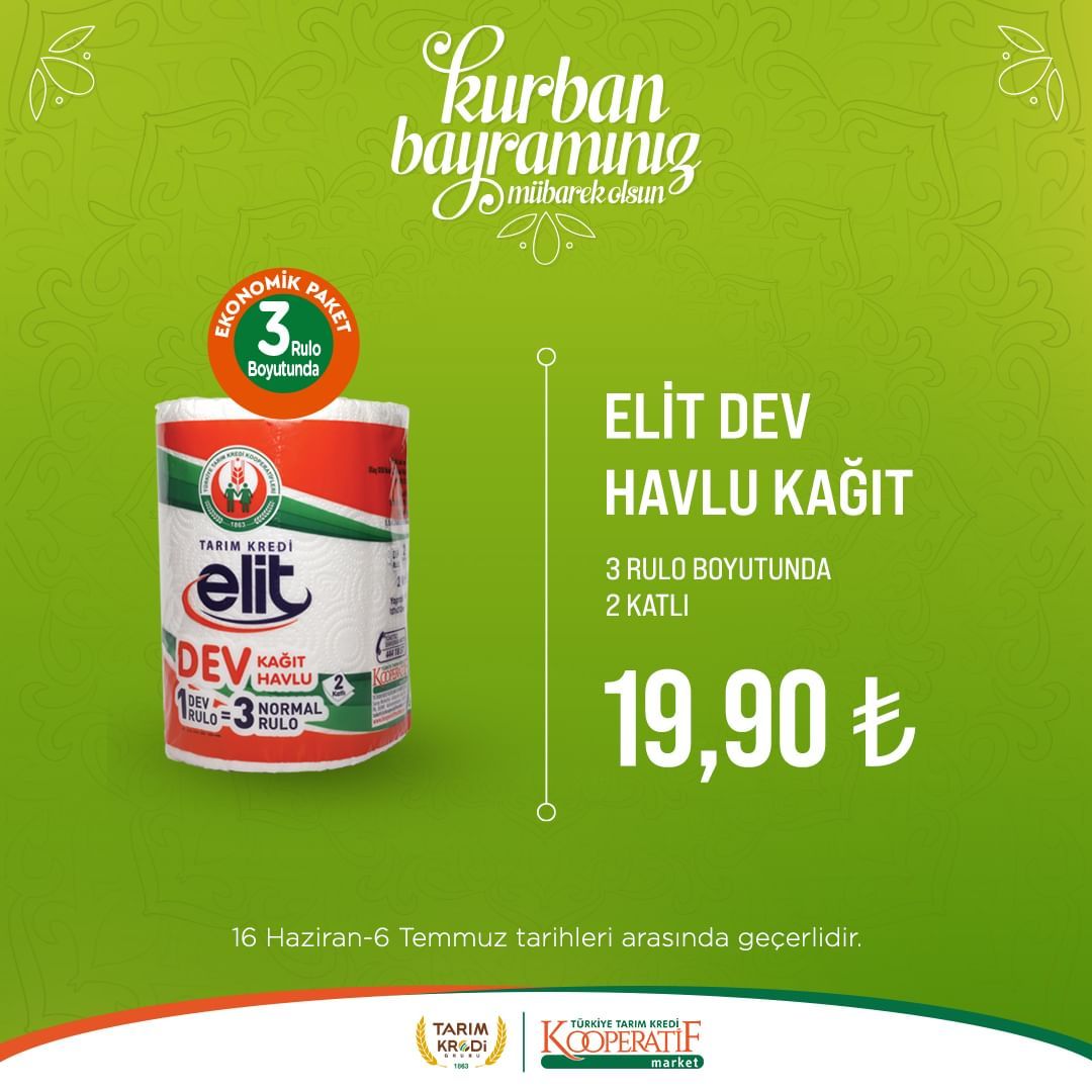 Tarım Kredi Market'ten bayram indirimi! 24