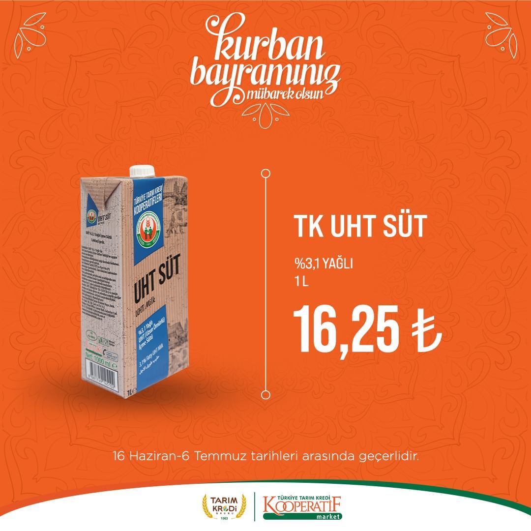 Tarım Kredi Market'ten bayram indirimi! 74