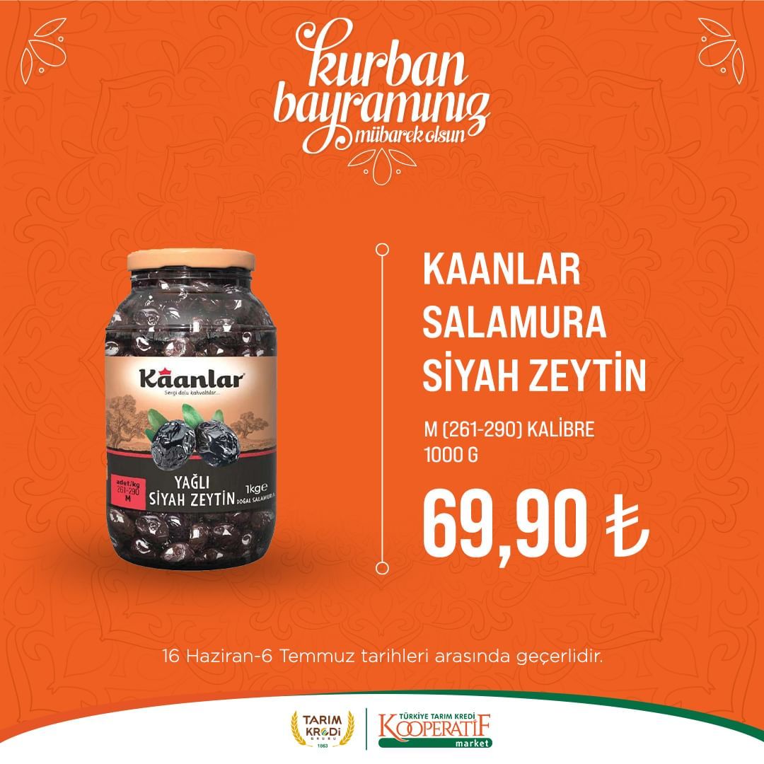 Tarım Kredi Market'ten bayram indirimi! 72