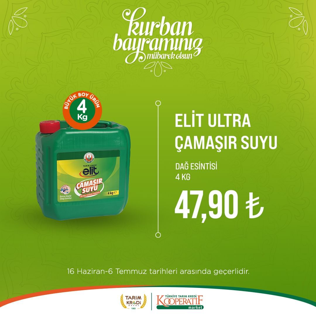 Tarım Kredi Market'ten bayram indirimi! 30