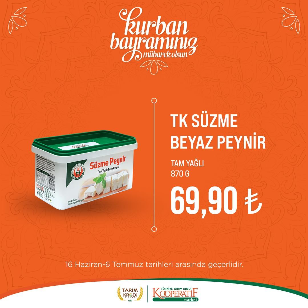 Tarım Kredi Market'ten bayram indirimi! 80