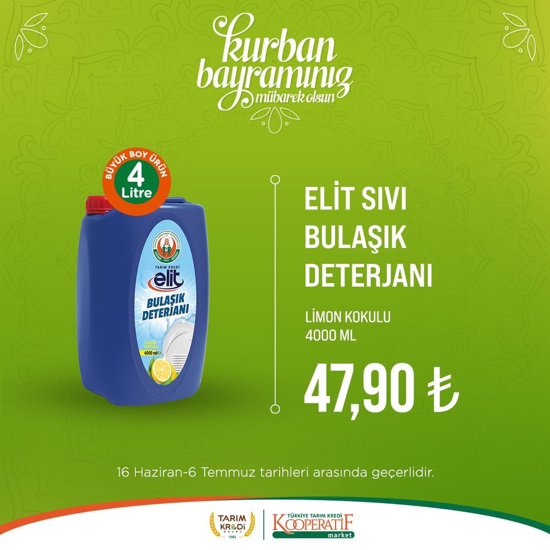 Tarım Kredi Market'ten bayram indirimi! 37