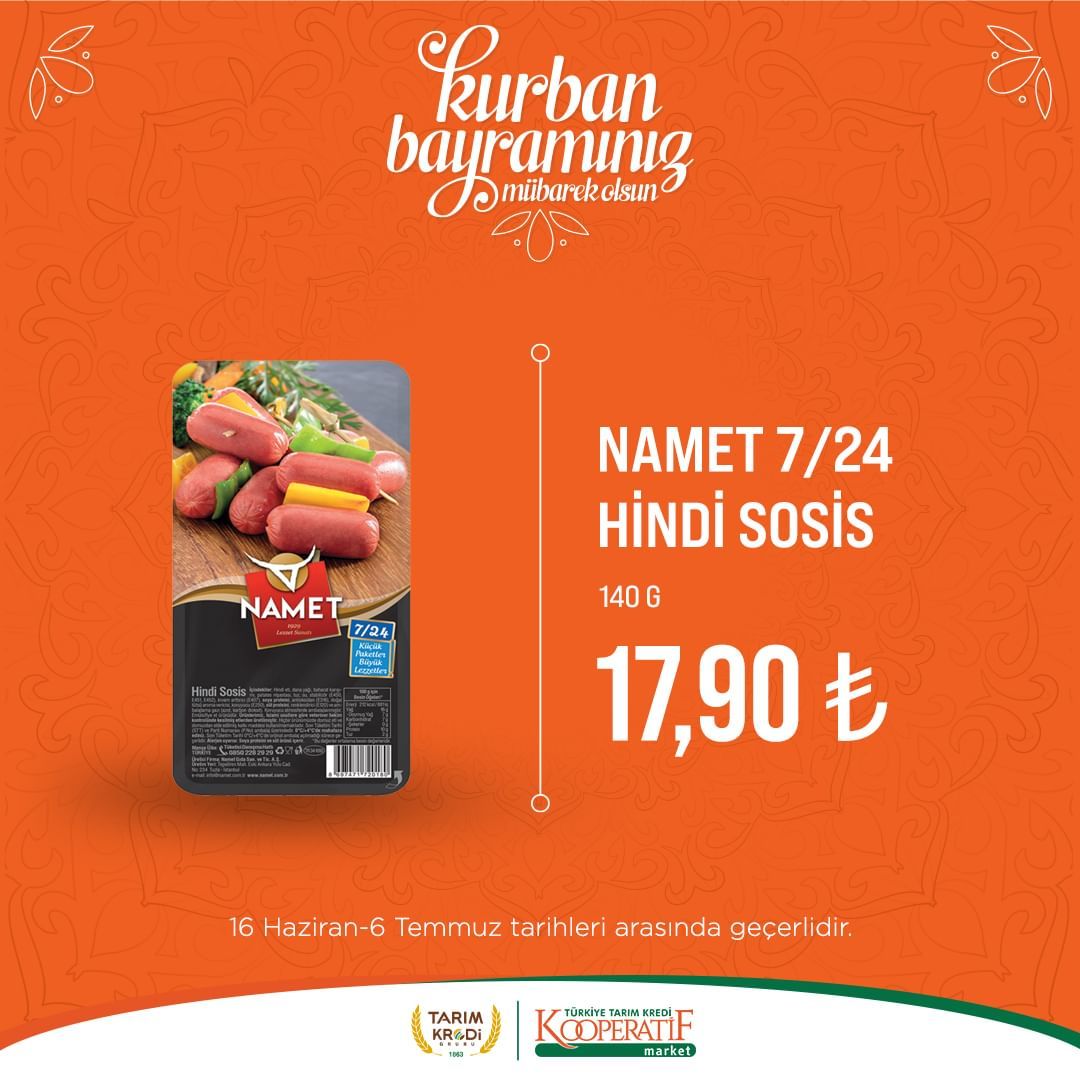 Tarım Kredi Market'ten bayram indirimi! 86