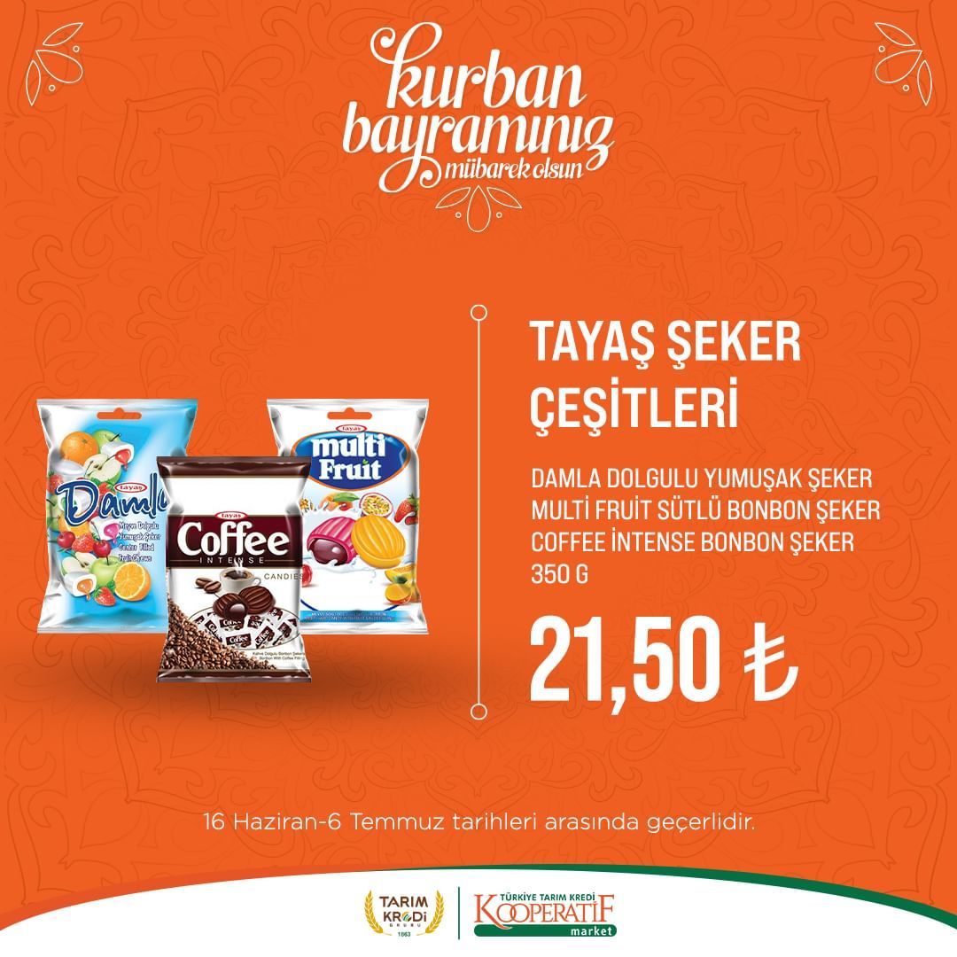 Tarım Kredi Market'ten bayram indirimi! 62