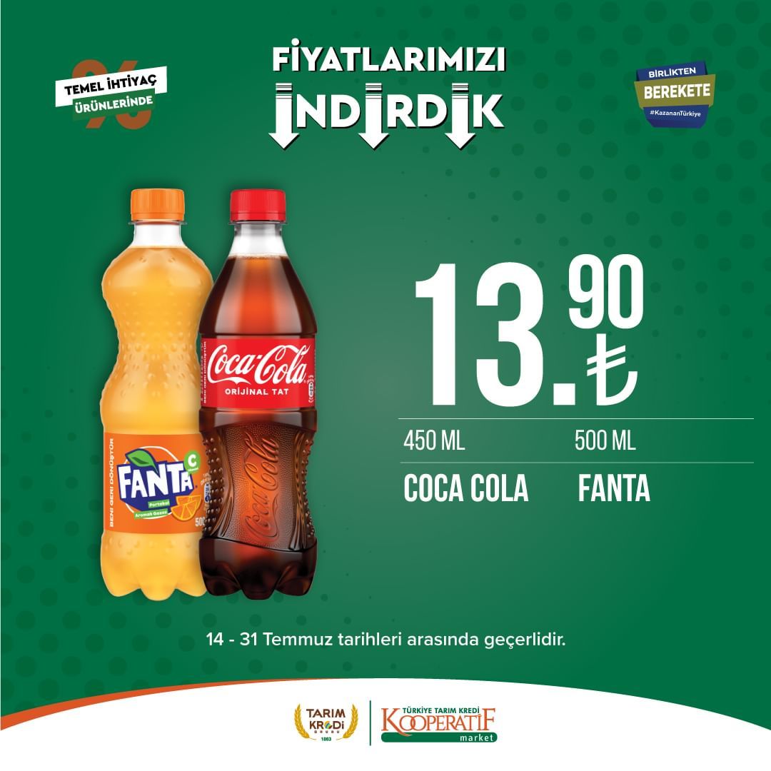 Tarım Kredi Market'ten temel ihtiyaç ürünlerinde büyük indirim! 31