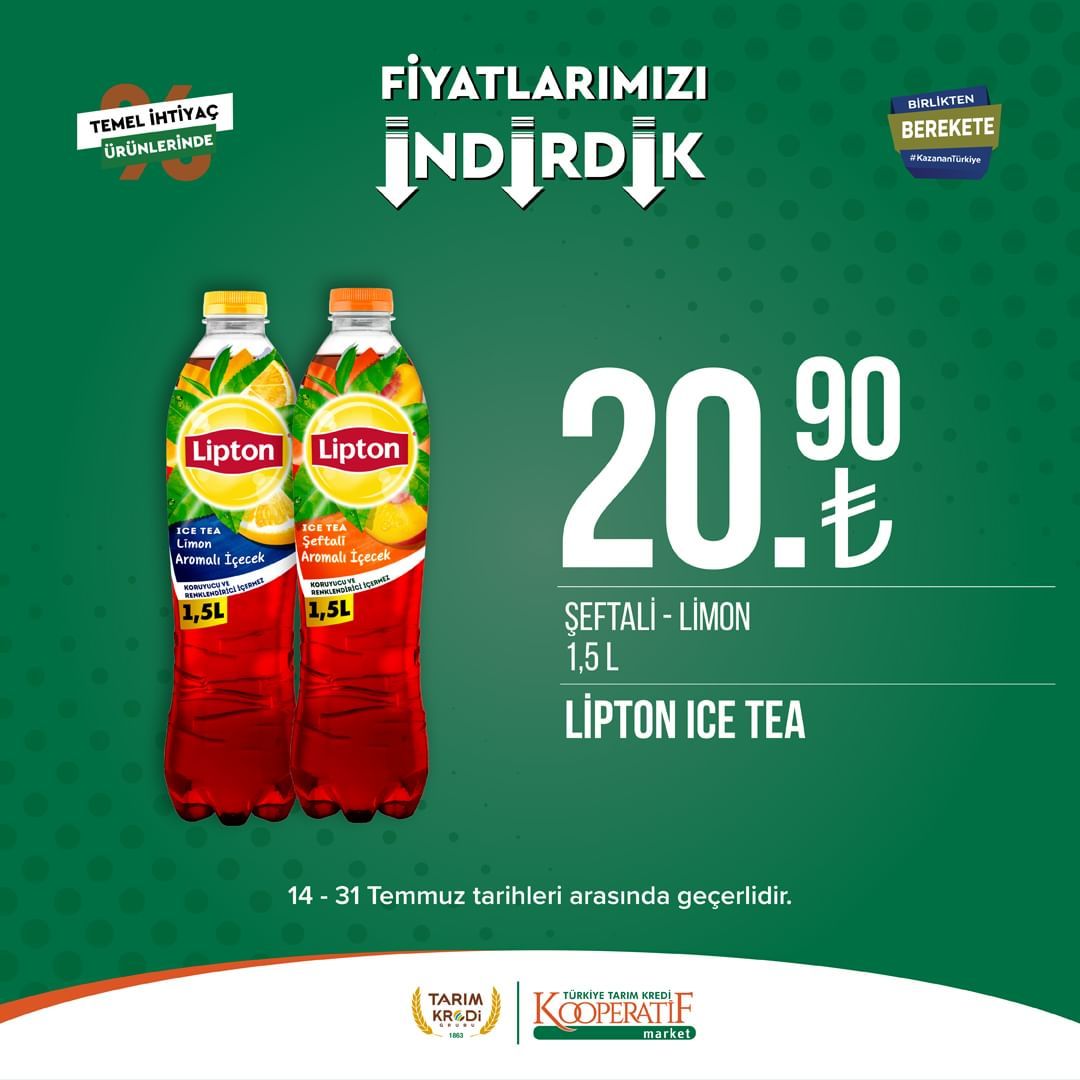 Tarım Kredi Market'ten temel ihtiyaç ürünlerinde büyük indirim! 32