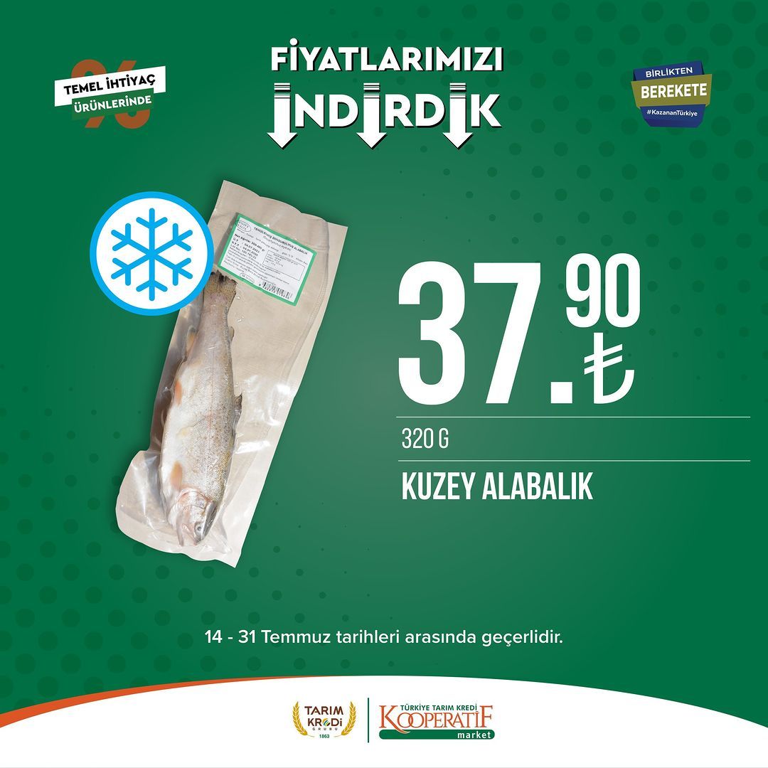 Tarım Kredi Market'ten temel ihtiyaç ürünlerinde büyük indirim! 40