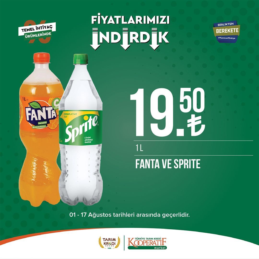 Tarım Kredi Market'ten seçili ürünlerde büyük indirim! 12