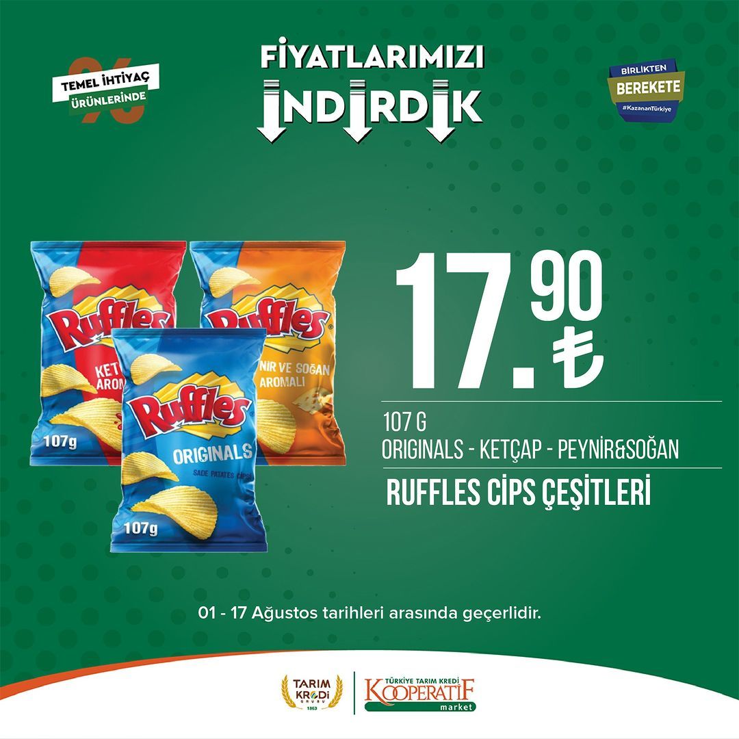 Tarım Kredi Market'ten seçili ürünlerde büyük indirim! 13