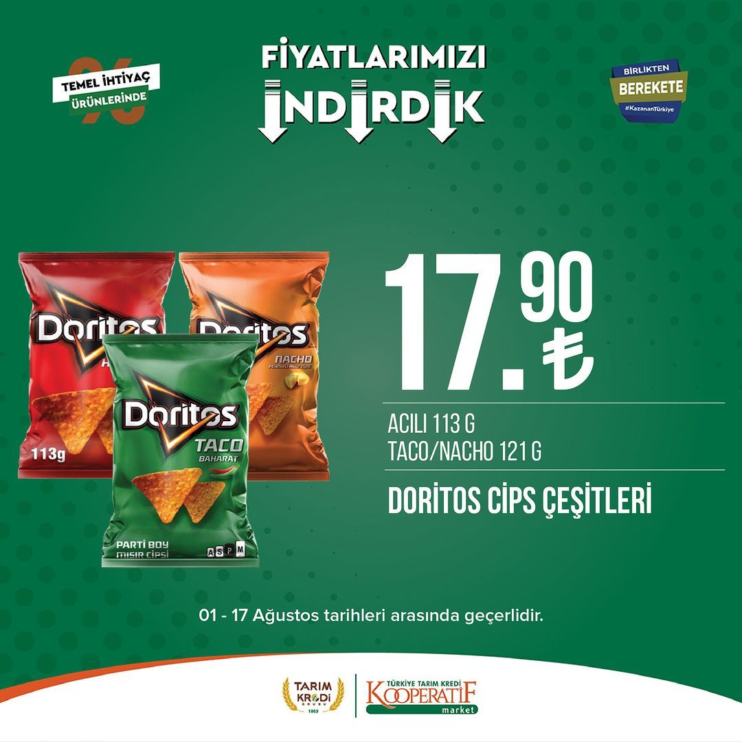 Tarım Kredi Market'ten seçili ürünlerde büyük indirim! 17