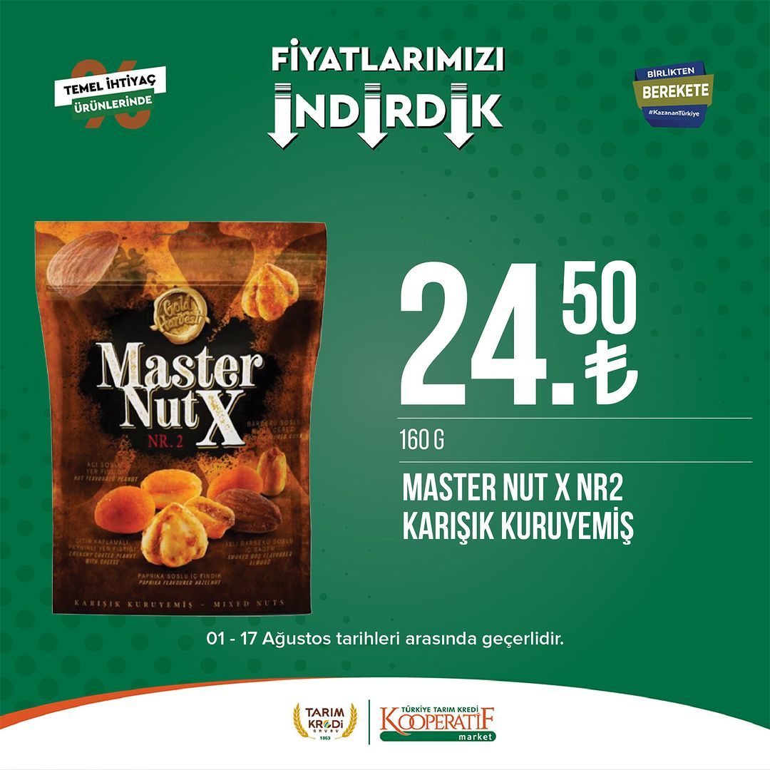 Tarım Kredi Market'ten seçili ürünlerde büyük indirim! 21