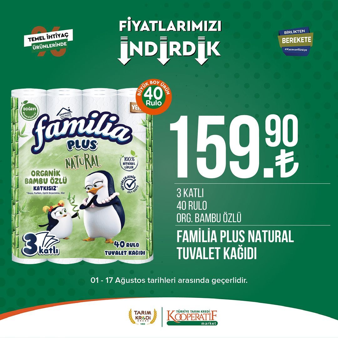 Tarım Kredi Market'ten seçili ürünlerde büyük indirim! 29