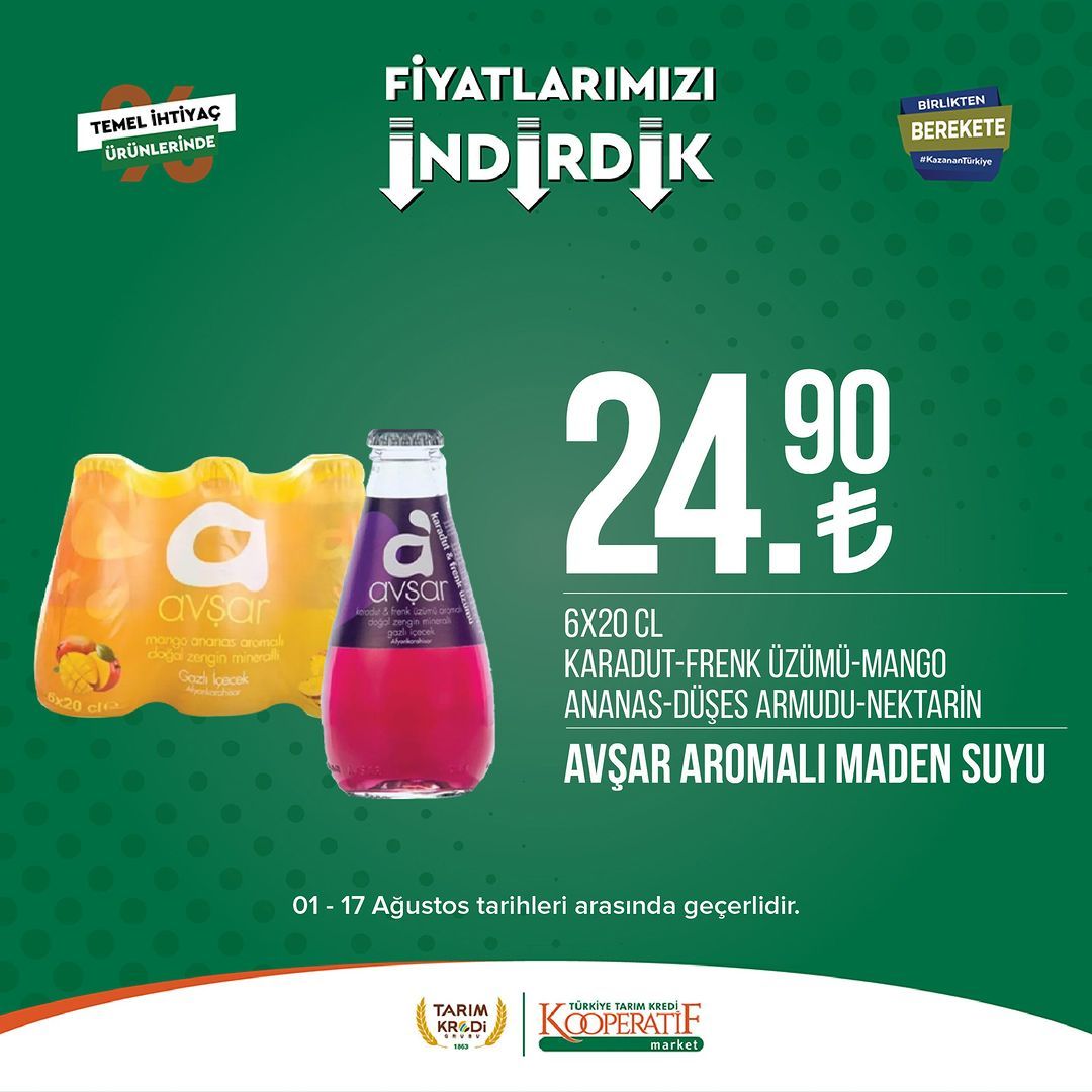 Tarım Kredi Market'ten seçili ürünlerde büyük indirim! 41