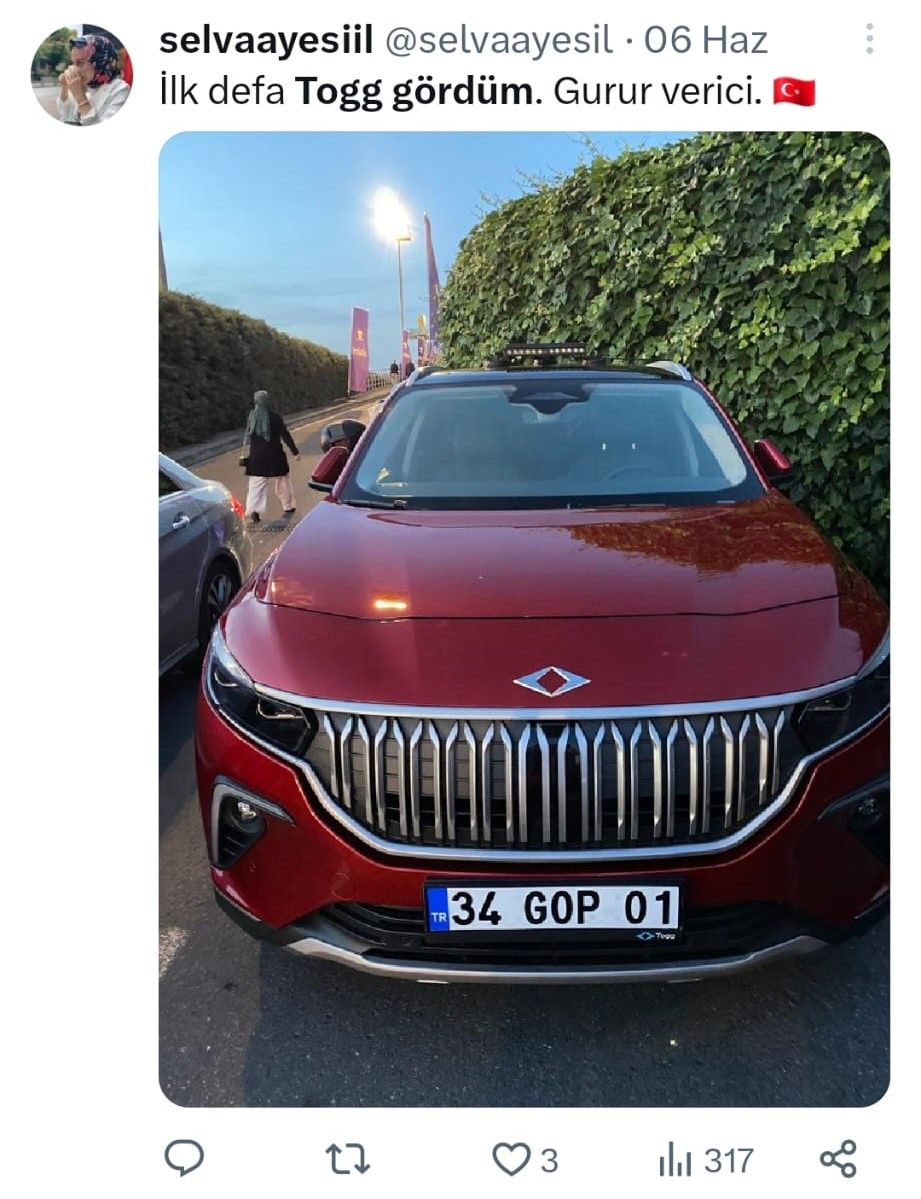 Trafikteki Togg'ların sayısı giderek artıyor 5