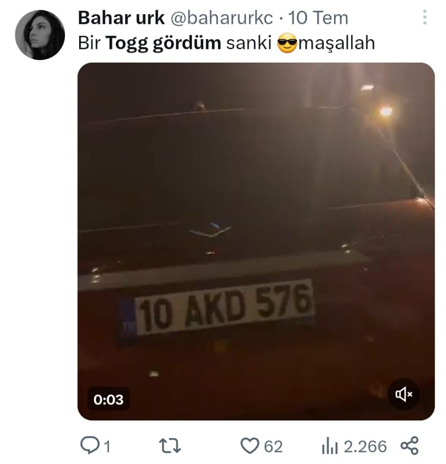 Trafikteki Togg'ların sayısı giderek artıyor 22