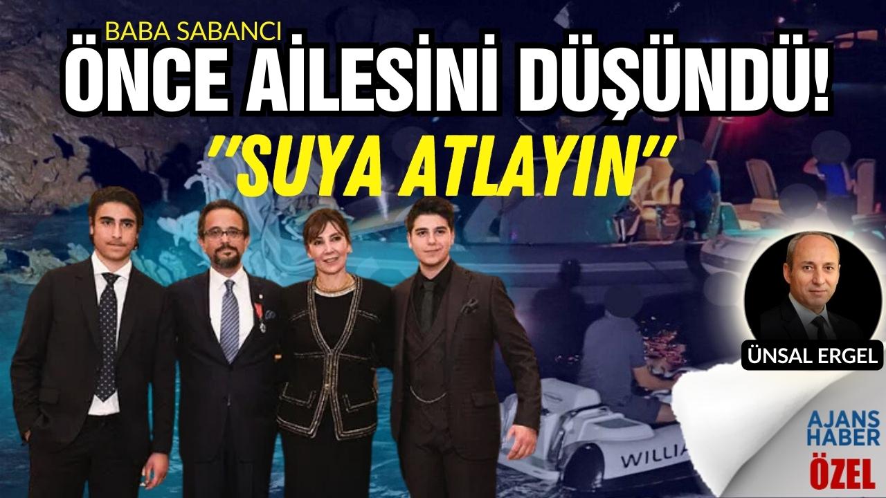 Baba Sabancı çocuklarına suya atlamalarını söylemiş!