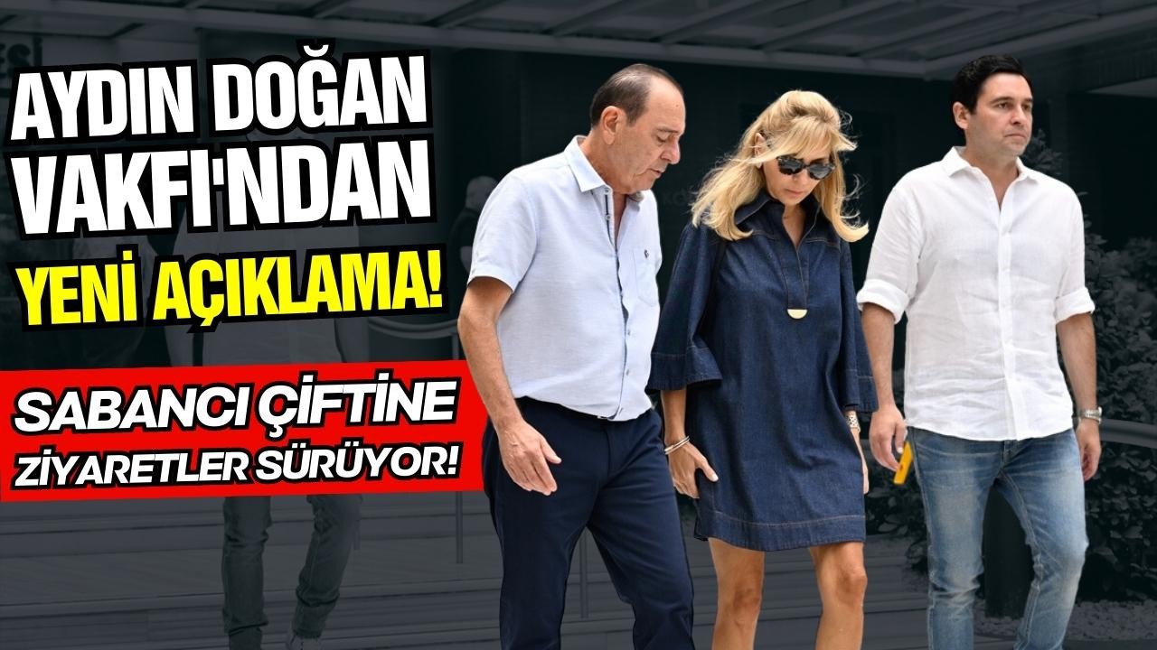 Aydın Doğan Vakfı'ndan yeni açıklama!