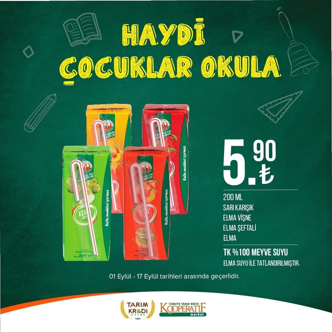 Tarım Kredi Market'ten okul öncesi indirimler! 36