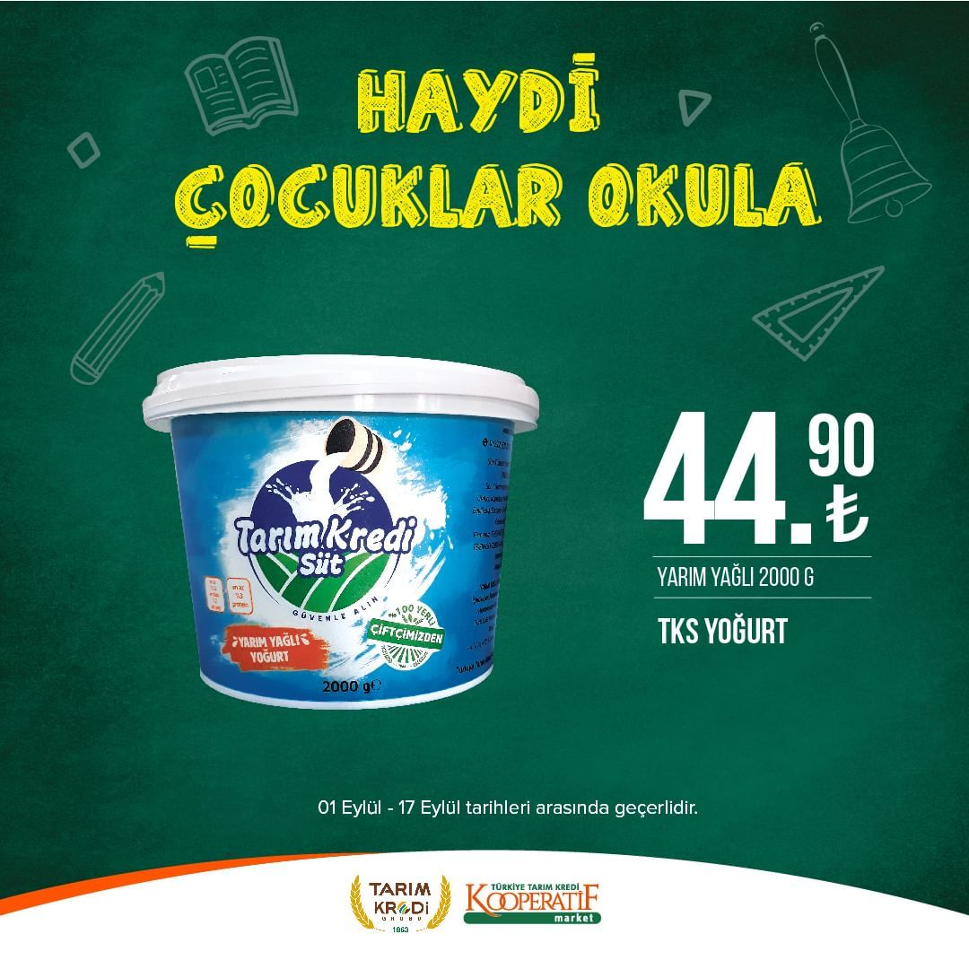 Tarım Kredi Market'ten okul öncesi indirimler! 78