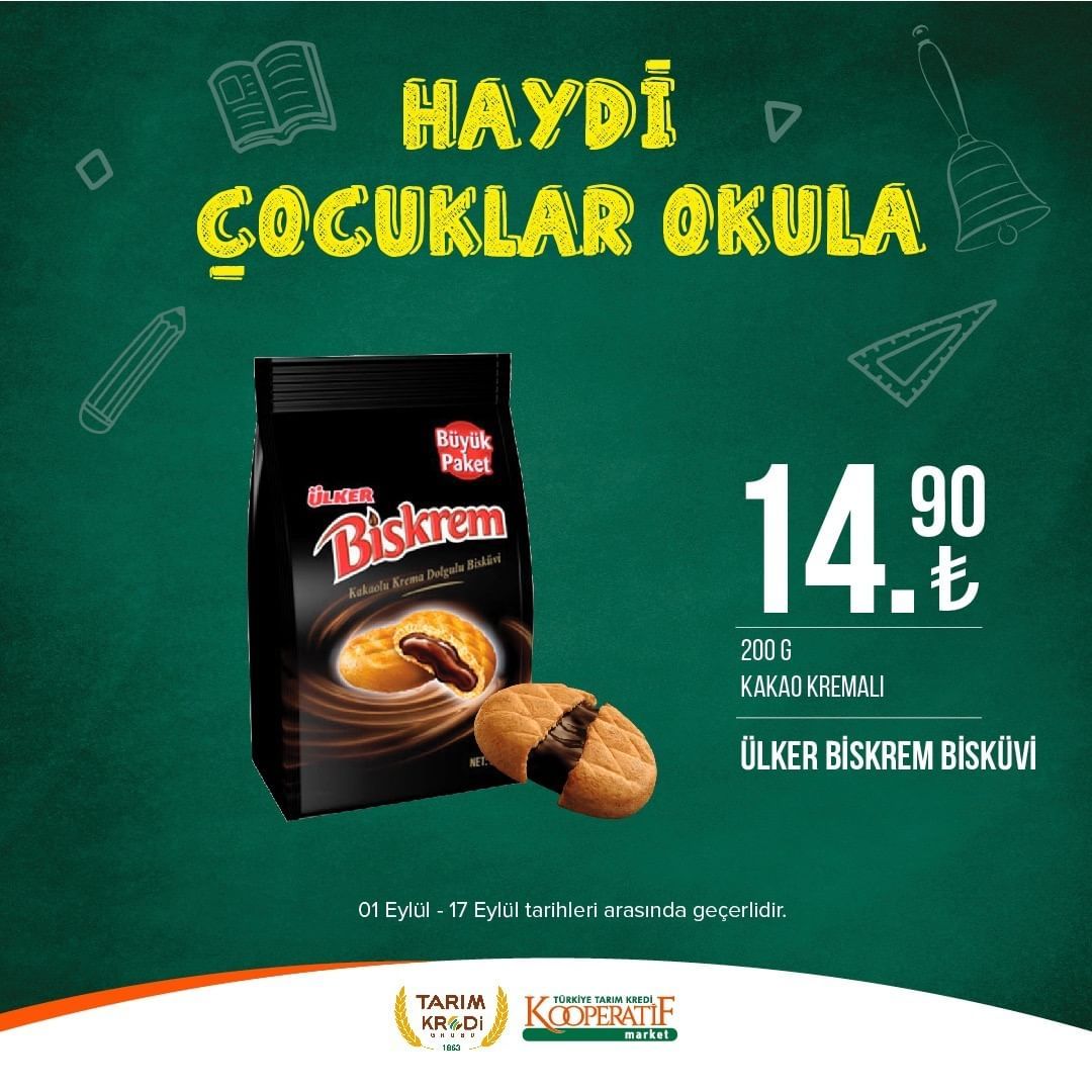 Tarım Kredi Market'ten okul öncesi indirimler! 24