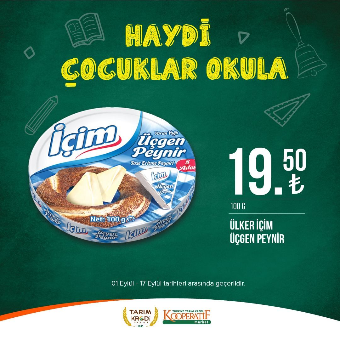 Tarım Kredi Market'ten okul öncesi indirimler! 60